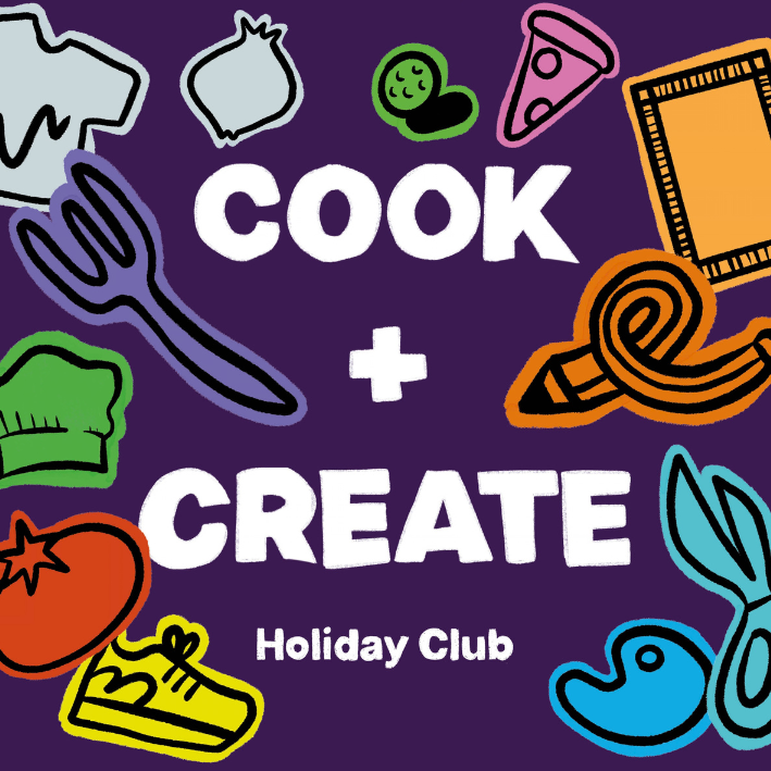 Cook + create Harley Foundation graphic